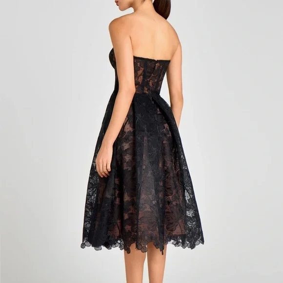 nadine merabi olivia black dress NWT!